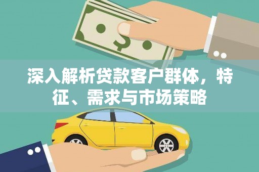 板芙深入解析贷款客户群体，特征、需求与市场策略
