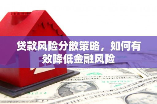板芙贷款风险分散策略，如何有效降低金融风险