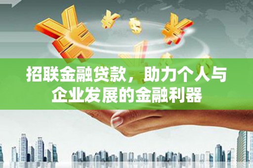 板芙招联金融贷款，助力个人与企业发展的金融利器