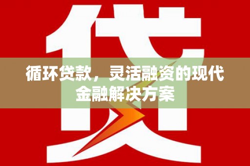 板芙循环贷款，灵活融资的现代金融解决方案