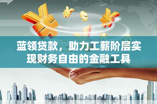 板芙蓝领贷款，助力工薪阶层实现财务自由的金融工具