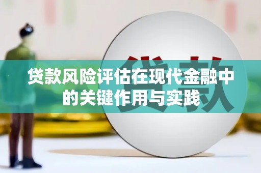 板芙贷款风险评估在现代金融中的关键作用与实践