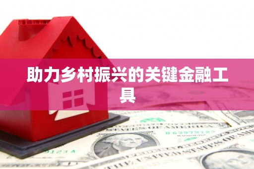 板芙助力乡村振兴的关键金融工具