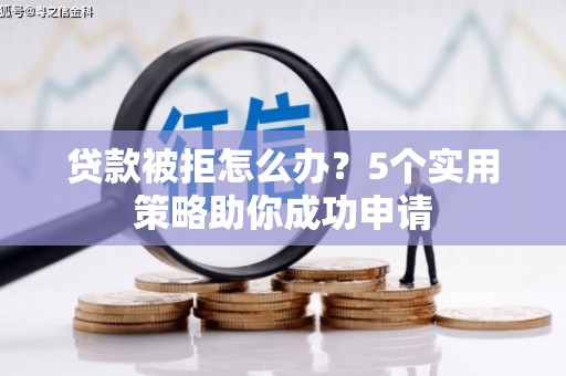 板芙贷款被拒怎么办？5个实用策略助你成功申请
