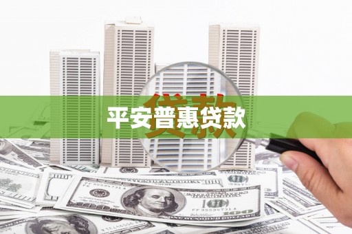 板芙平安普惠贷款