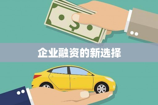 板芙企业融资的新选择