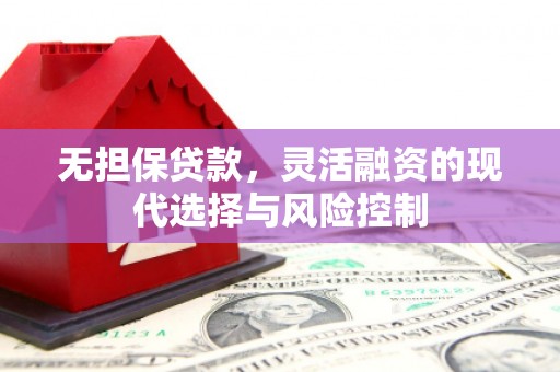 板芙无担保贷款，灵活融资的现代选择与风险控制