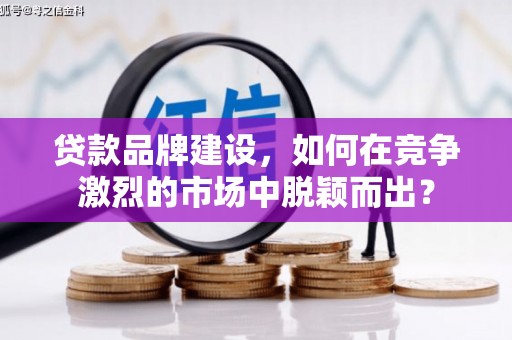 板芙贷款品牌建设，如何在竞争激烈的市场中脱颖而出？