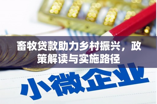 板芙畜牧贷款助力乡村振兴，政策解读与实施路径
