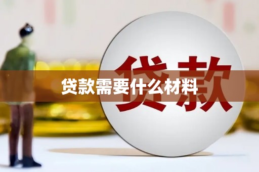 板芙贷款需要什么材料