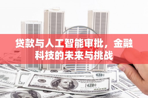 板芙贷款与人工智能审批，金融科技的未来与挑战