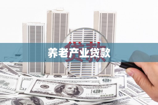 板芙养老产业贷款