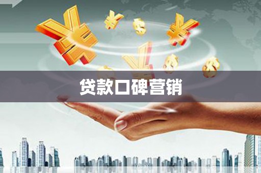 板芙贷款口碑营销