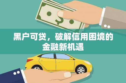 板芙黑户可贷，破解信用困境的金融新机遇