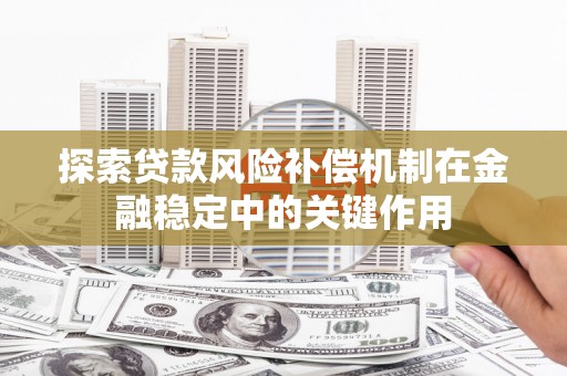 板芙探索贷款风险补偿机制在金融稳定中的关键作用