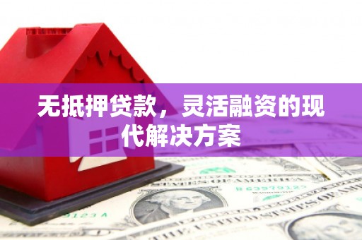 板芙无抵押贷款，灵活融资的现代解决方案