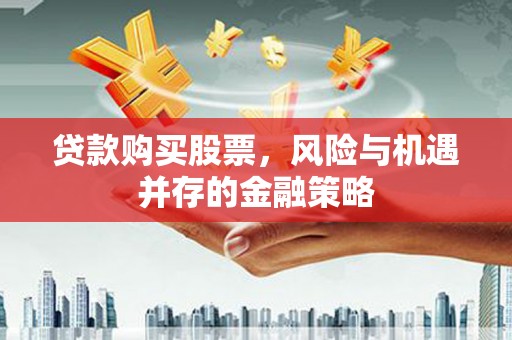 板芙贷款购买股票，风险与机遇并存的金融策略