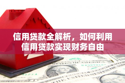 板芙信用贷款全解析，如何利用信用贷款实现财务自由