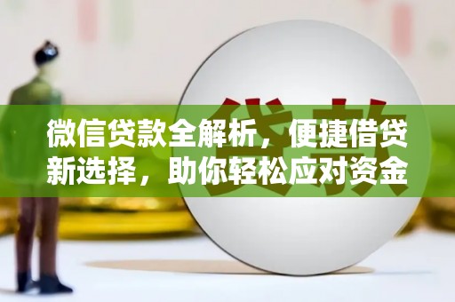 板芙微信贷款全解析，便捷借贷新选择，助你轻松应对资金需求